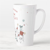 Frohe Weihnachten Funny Niedlicher Tiere Personali Milchtasse (Rechts)