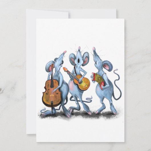 Frohe Weihnachten - Funny Romantic Mouse Band - Sp (Rückseite)