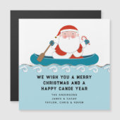 Frohe Weihnachten Funny Silvester Weihnachtskarten Magnetkarte (Vorne/Hinten)