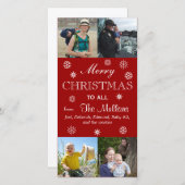 Frohe Weihnachten für alle (Vorne/Hinten)