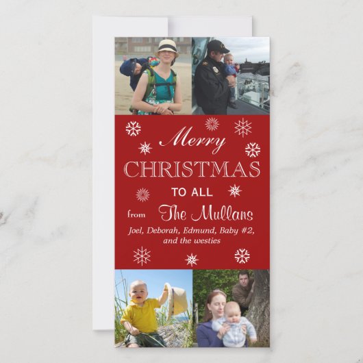 Frohe Weihnachten für alle (Vorderseite)