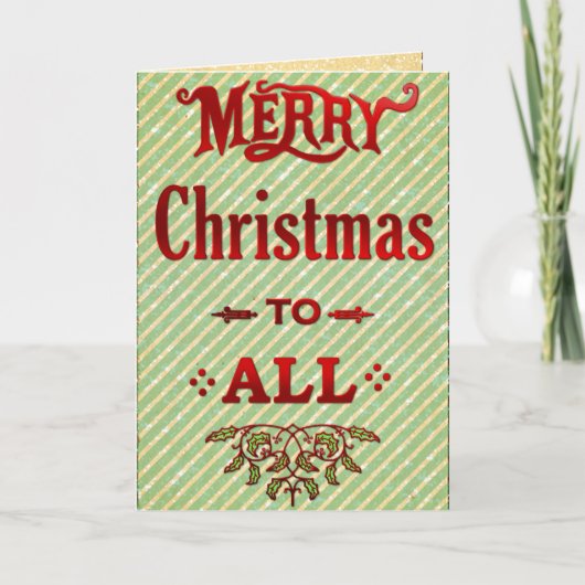 Frohe Weihnachten für alle (Vorderseite)