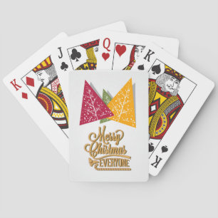 Frohe Weihnachten für alle, Christma Tree Cards Spielkarten