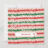 Frohe Weihnachten für alle Einladung (Rückseite)