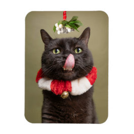 Frohe Weihnachten für alle Katzen unter Mistletoe Magnet