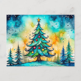 Frohe Weihnachten für alle Postkarte