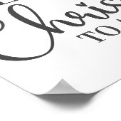 Frohe Weihnachten für alle und für alle eine gute Poster (Ecke)