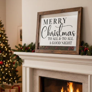 Frohe Weihnachten für alle und für alle eine gute Poster