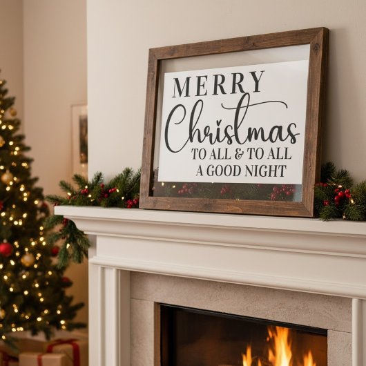 Frohe Weihnachten für alle und für alle eine gute Poster