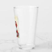 Frohe Weihnachten für alle (Vintager Weihnachtsman Glas (Links)