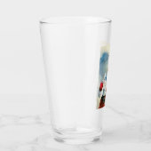 Frohe Weihnachten für alle (Vintager Weihnachtsman Glas (Rechts)