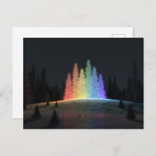 Frohe Weihnachten für alle Weihnachtskarten (Vorne/Hinten)