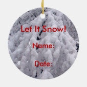 Frohe Weihnachten für alles Ornament (Hinten)