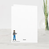 Frohe Weihnachten für BOO! Karte (Rückseite)