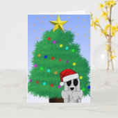 Frohe Weihnachten für BOO! Karte (Gelbe Blume)