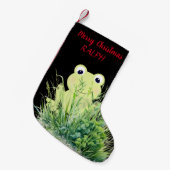 Frohe Weihnachten für deinen besten Freund Kleiner Weihnachtsstrumpf (Vorderansicht (hängend))
