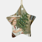 Frohe Weihnachten für dich! Keramik Ornament (Rechts)