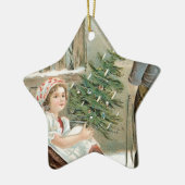 Frohe Weihnachten für dich! Keramik Ornament (Links)