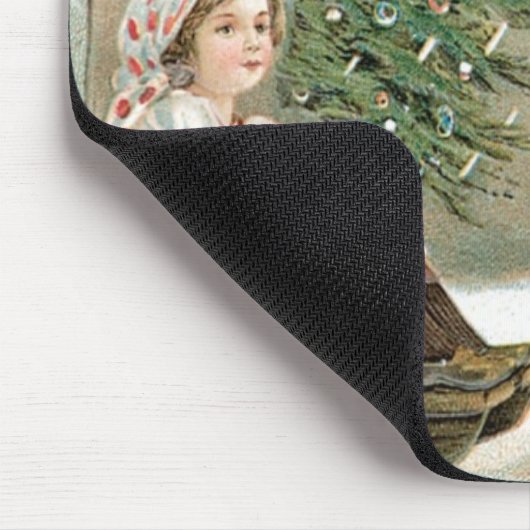 Frohe Weihnachten für dich! Mousepad (Ecke)