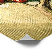 Frohe Weihnachten für dich Poster (Ecke)