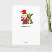 Frohe Weihnachten für dich | Überraschungsfarbseit Karte (Rückseite)