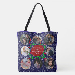 Frohe Weihnachten für die besten Großeltern,16 Fot Tasche