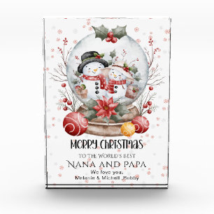 Frohe Weihnachten für die besten Großeltern der We Fotoblock
