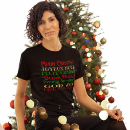 Frohe Weihnachten für die Nationen T-Shirt