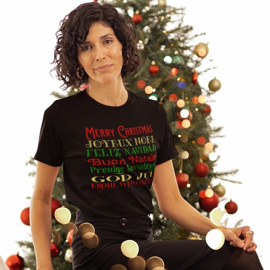 Frohe Weihnachten für die Nationen T-Shirt