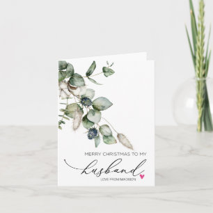 Frohe Weihnachten für Ehemann aus der Ehefrau Card Karte