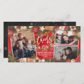 Frohe Weihnachten für ein Neujahrsfest-Foto (Vorne/Hinten)