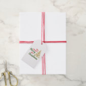 Frohe Weihnachten für Euch Geschenkanhänger (Mit Garn)