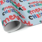 Frohe Weihnachten für feierliche Veranstaltungen B Geschenkpapier (Rolleneckpunkt)