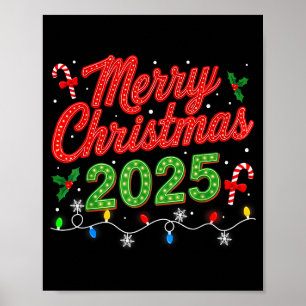 Frohe Weihnachten für Frauen Männer Jungen Jugendl Poster