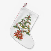 Frohe Weihnachten für GOAT LOVERS Weihnachtsbaum Kleiner Weihnachtsstrumpf (Vorderansicht (hängend))