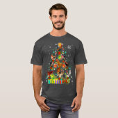 Frohe Weihnachten für Hühnerbaum Ugly Weihnachtsma T-Shirt (Vorne ganz)