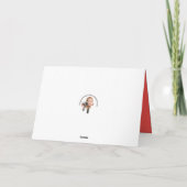 Frohe Weihnachten für jeden Glückskeks in Santa (Rückseite)