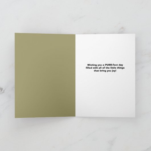 Frohe Weihnachten für jeden lustigen Katze in Weih (Innenseite)