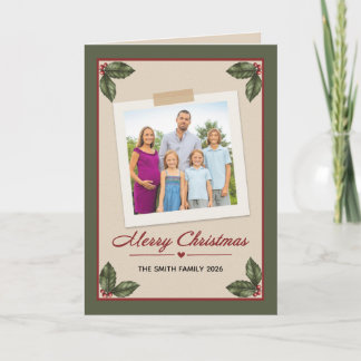 Frohe Weihnachten für jeden mit Ihrem Foto und Nam
