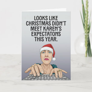 Frohe Weihnachten für jeden mürrischen Karen-Humor
