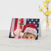 Frohe Weihnachten für jeden Trump in der Weihnacht Karte (Gelbe Blume)