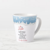 Frohe Weihnachten für meine Liebe, Weihnachtsgesch Milchtasse (Rechte Ecke)