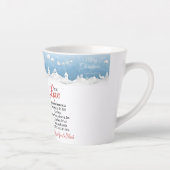 Frohe Weihnachten für meine Liebe, Weihnachtsgesch Milchtasse (Rechts)