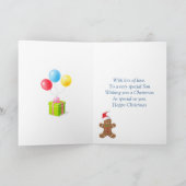Frohe Weihnachten für meine Son Card (Innenseite)