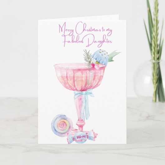 Frohe Weihnachten für meine Tochter (Vorderseite)