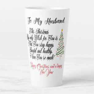 Frohe Weihnachten für meinen Mann Milchtasse