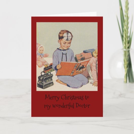 Frohe Weihnachten für meinen wunderbaren Arzt (Vorderseite)