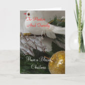 Frohe Weihnachten für Pastor und Familie (Vorderseite)