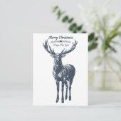 Frohe Weihnachten für Sie Reindeer (Stehend Vorderseite)