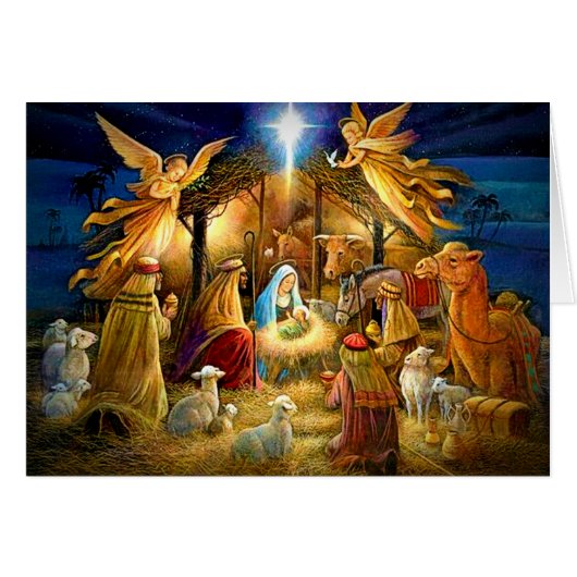 Frohe Weihnachten für Sie und Ihre (Vorderseite (Horizontal))